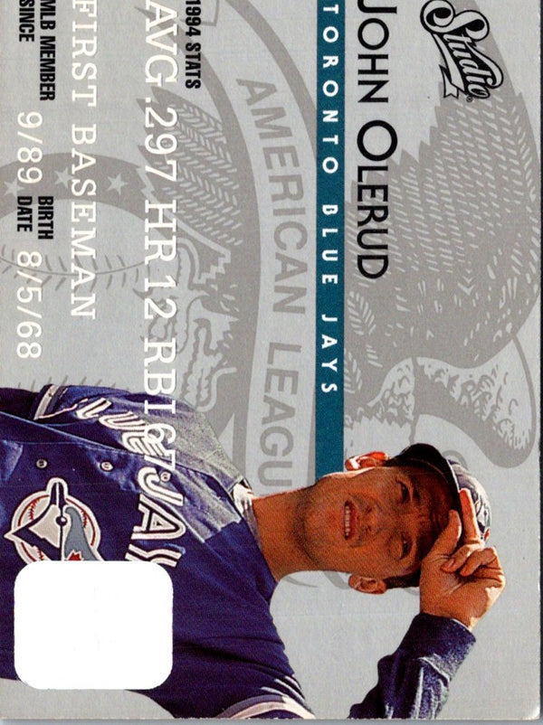 1995 Studio John Olerud #195