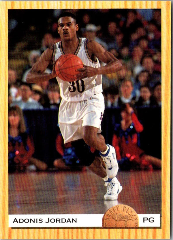 1993 Classic Draft Picks Gold Adonis Jordan #47