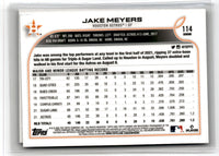 2022 Topps Chrome Jake Meyers #114 Rookie
