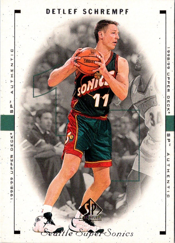 1998 SP Authentic Detlef Schrempf #78
