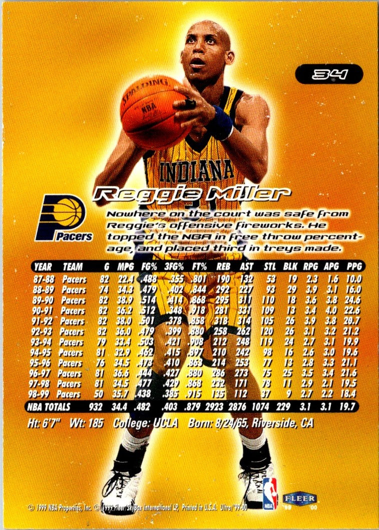 1999 Ultra Reggie Miller