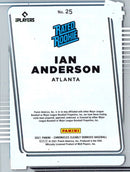 2021 Panini Chronicles Clearly Donruss Ian Anderson