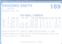 1989 Collegiate Collection North Carolina's Finest Ranzino Smith #169