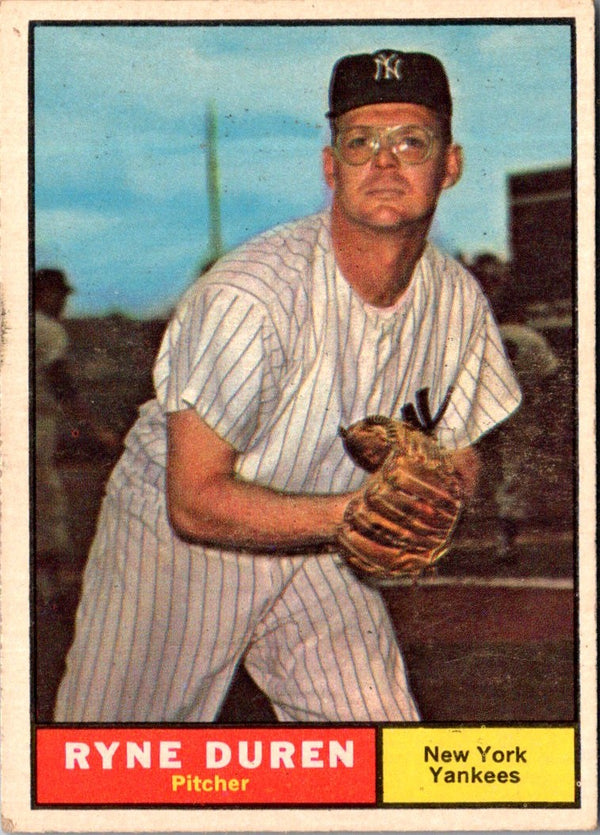 1961 Topps Ryne Duren #356 VG-EX