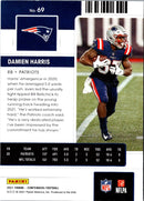 2021 Panini Contenders Damien Harris