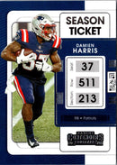 2021 Panini Contenders Damien Harris