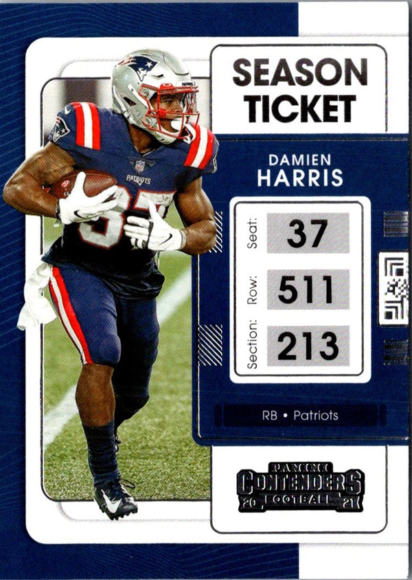 2021 Panini Contenders Damien Harris #69