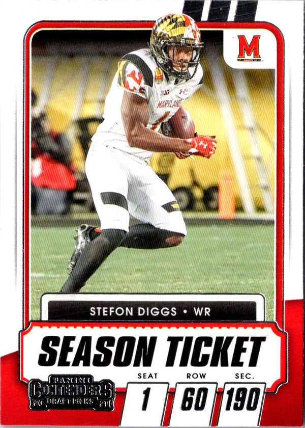 2021 Panini Contenders Draft Picks Game Ticket Red Stefon Diggs #31