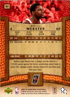 2006 Upper Deck Hardcourt Martell Webster #82