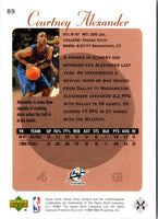 2001 Upper Deck Sweet Shot Courtney Alexander #89