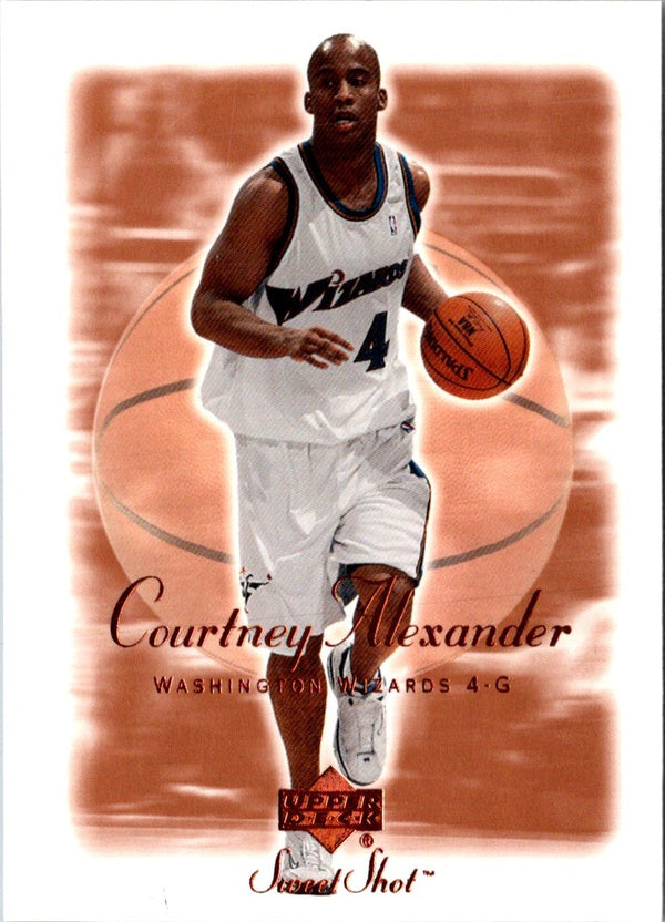 2001 Upper Deck Sweet Shot Courtney Alexander #89