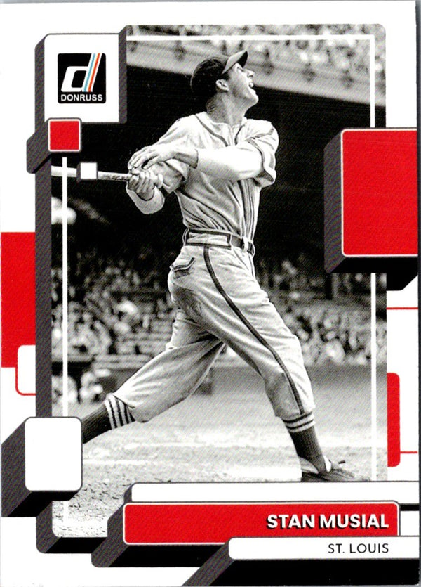 2022 Donruss Holo Red Stan Musial #223