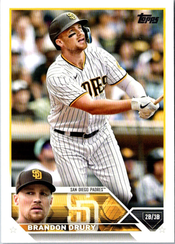 2023 Topps 1st Edition Gold Foil Brandon Drury #14
