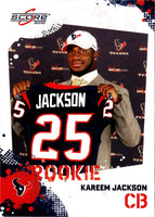 2010 Score Kareem Jackson #365 Rookie