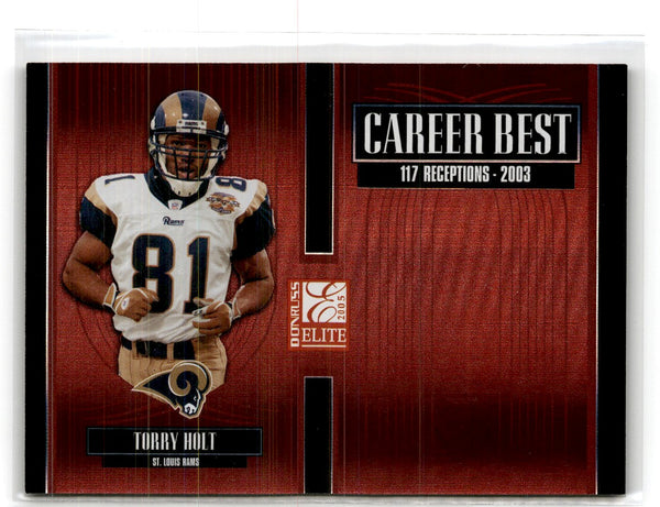 2005 Donruss Elite Career Best Red Torry Holt #CB-46 0590/1000