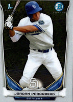 2014 Bowman Chrome Prospects Jordan Paroubeck #BCP58