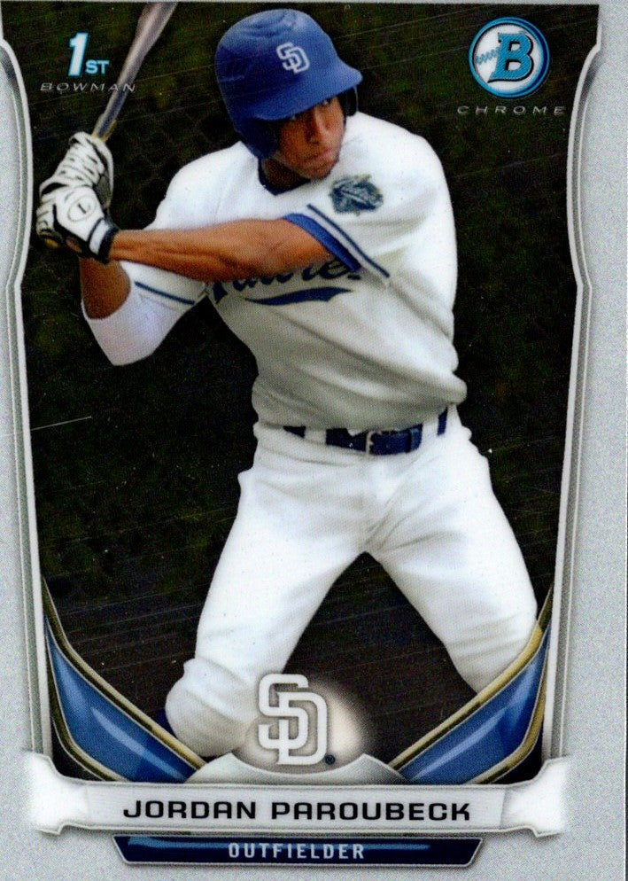 2014 Bowman Chrome Prospects Jordan Paroubeck