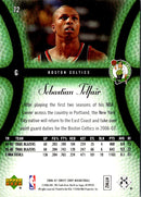 2006 Upper Deck Sweet Shot Sebastian Telfair