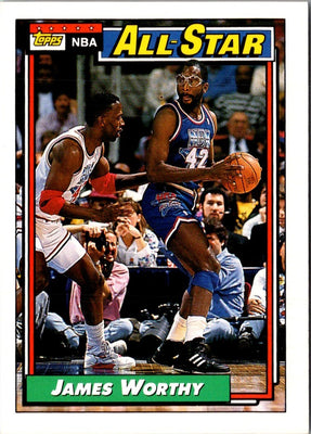 1992 Topps Gold James Worthy #108
