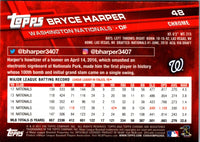 2017 Topps Chrome Bryce Harper #48