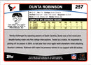 2006 Topps Dunta Robinson