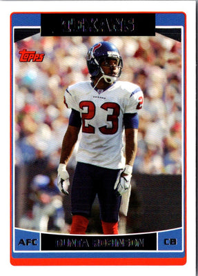 2006 Topps Dunta Robinson #257