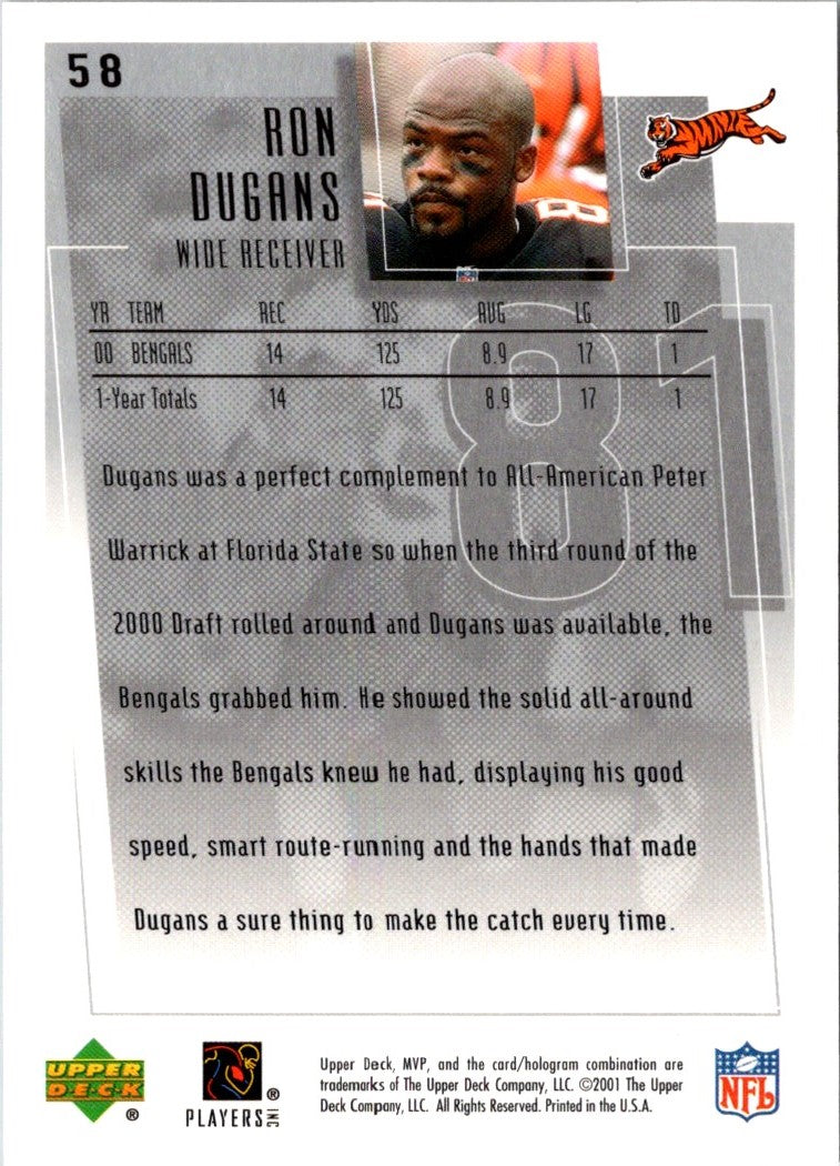 2001 Upper Deck MVP Ron Dugans