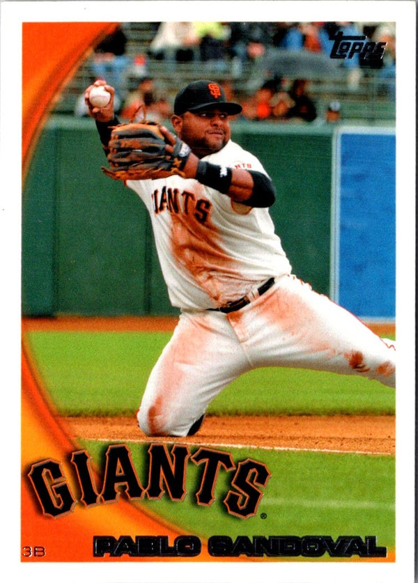 2010 Topps Vintage Cardstock Pablo Sandoval #190