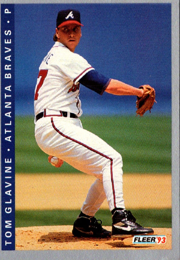 1993 Fleer Fruit of the Loom Tom Glavine #21