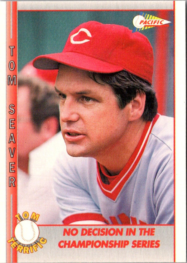 1992 Pacific Seaver Tom Seaver (No Decision in the Championship Serie) #40