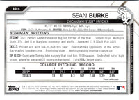 2021 Bowman Draft Sean Burke #BD-4