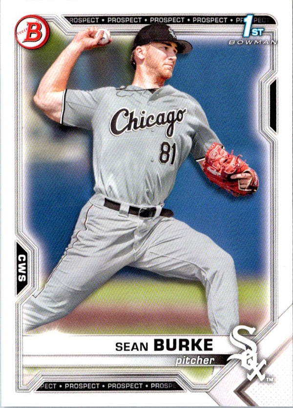 2021 Bowman Draft Sean Burke #BD-4