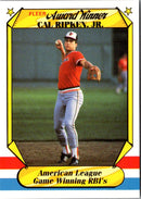 1987 Fleer Award Winners Cal Ripken Jr.