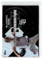 2022 Topps Update Generation Now MacKenzie Gore #GN-89