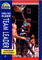 1991 Fleer Dikembe Mutombo #378