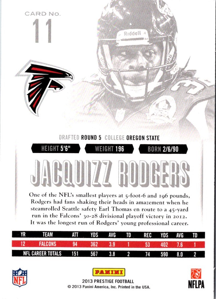 2013 Panini Prestige Jacquizz Rodgers