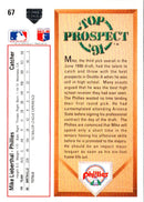 1991 Upper Deck Mike Lieberthal