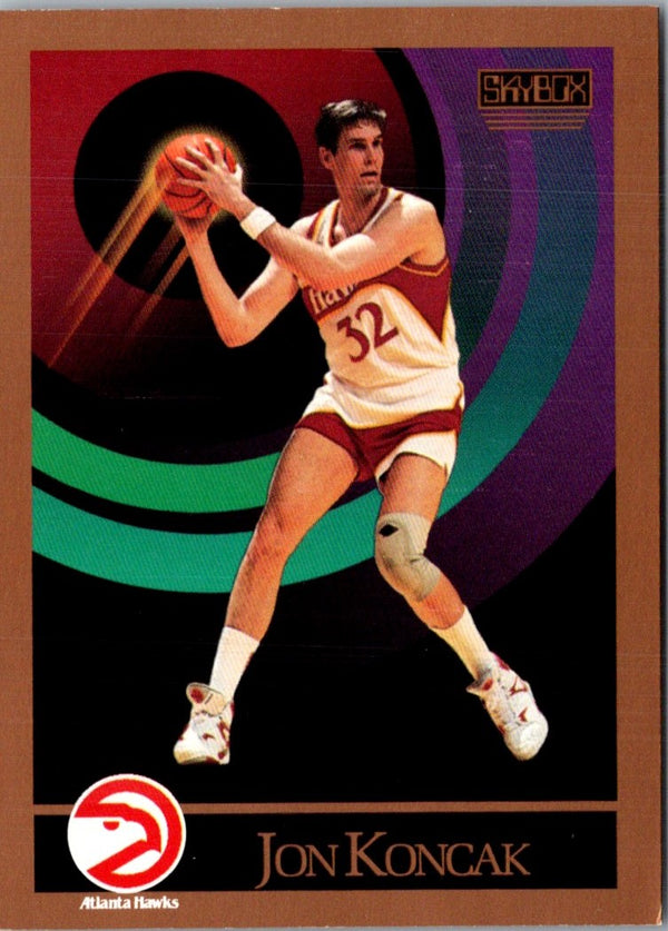 1990 SkyBox Jon Koncak #3