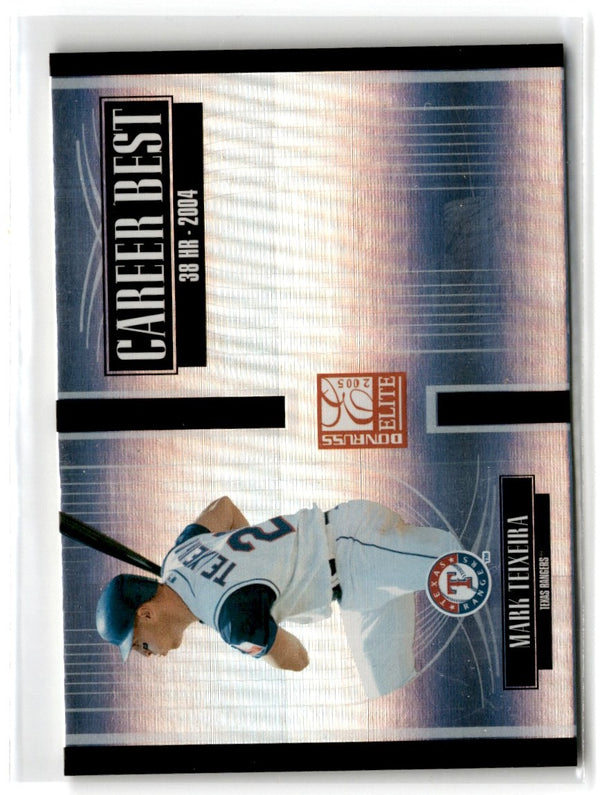 2005 Donruss Elite Career Best Mark Teixeira #CB-19 1488/1500