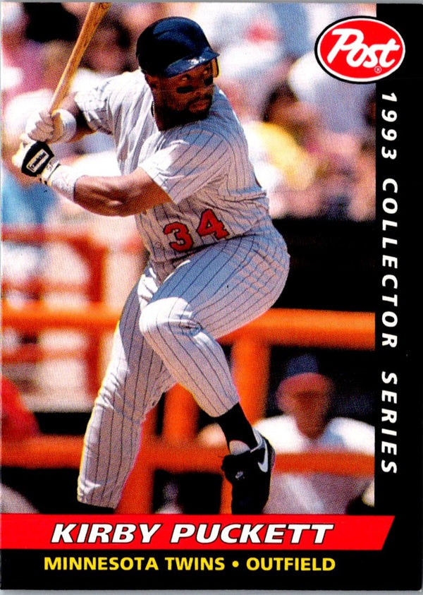 1993 Post Cereal Kirby Puckett #3