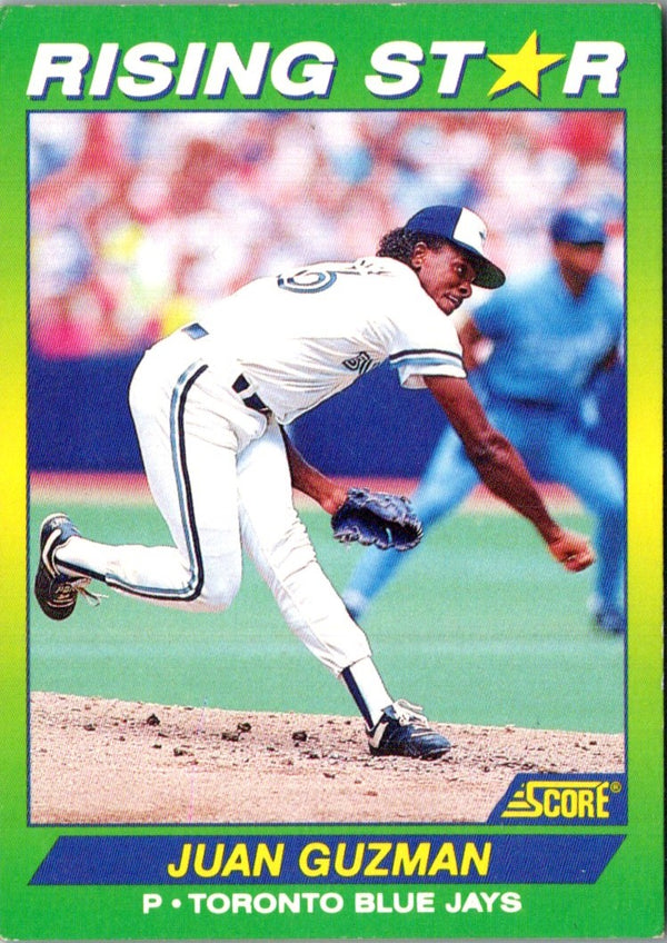 1992 Score 100 Rising Stars Juan Guzman #27