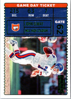 2023 Panini Contenders 2019 Playoff - 1998 Retro Rookie Clear Ticket John Elway #5