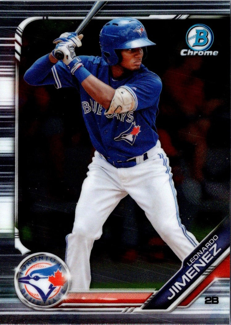 2019 Bowman Draft Chrome Leonardo Jimenez