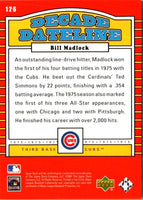 2001 Upper Deck Decade 1970's Bill Madlock #126