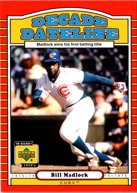 2001 Upper Deck Decade 1970's Bill Madlock #126