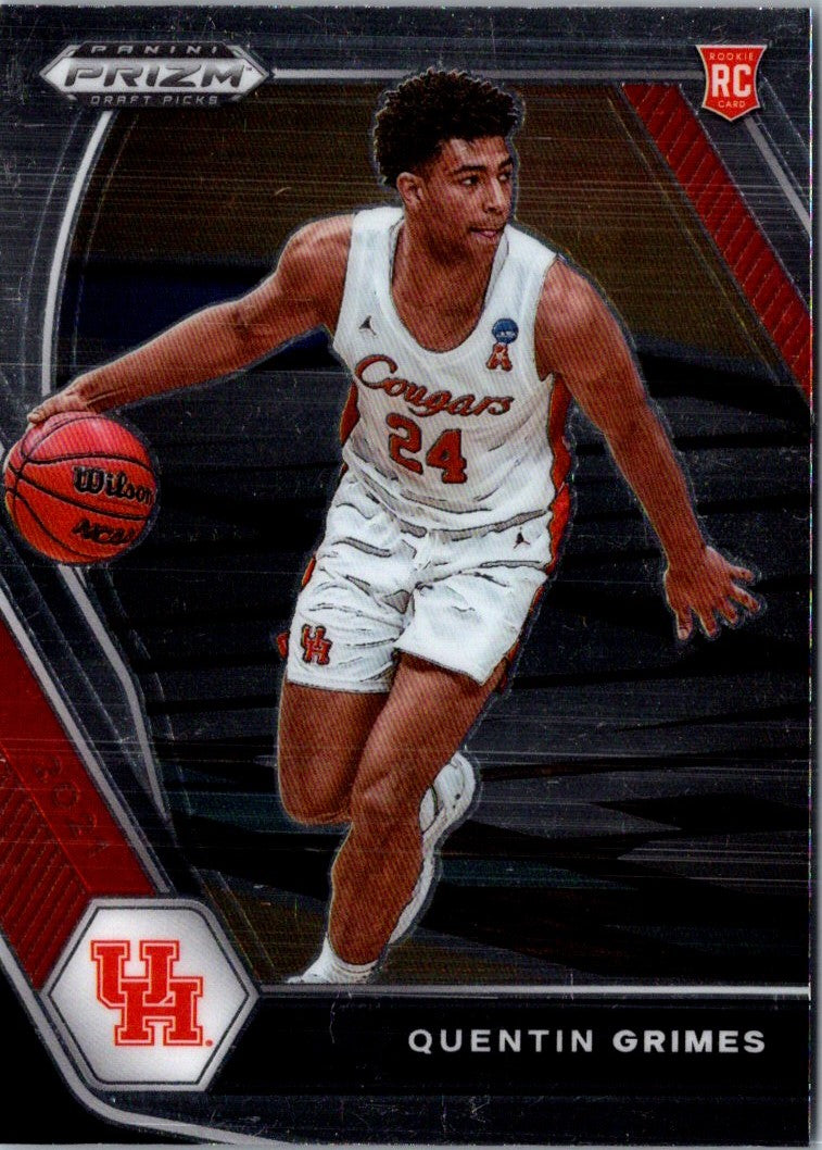 2021 Panini Prizm Draft Picks Ruby Wave Quentin Grimes