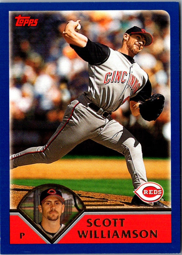 2003 Topps Scott Williamson #474