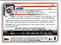 2020 Bowman Chrome Jacob deGrom #27