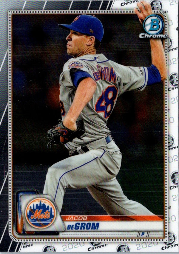 2020 Bowman Chrome Jacob deGrom #27