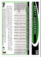 2012 Topps Brett Anderson #104